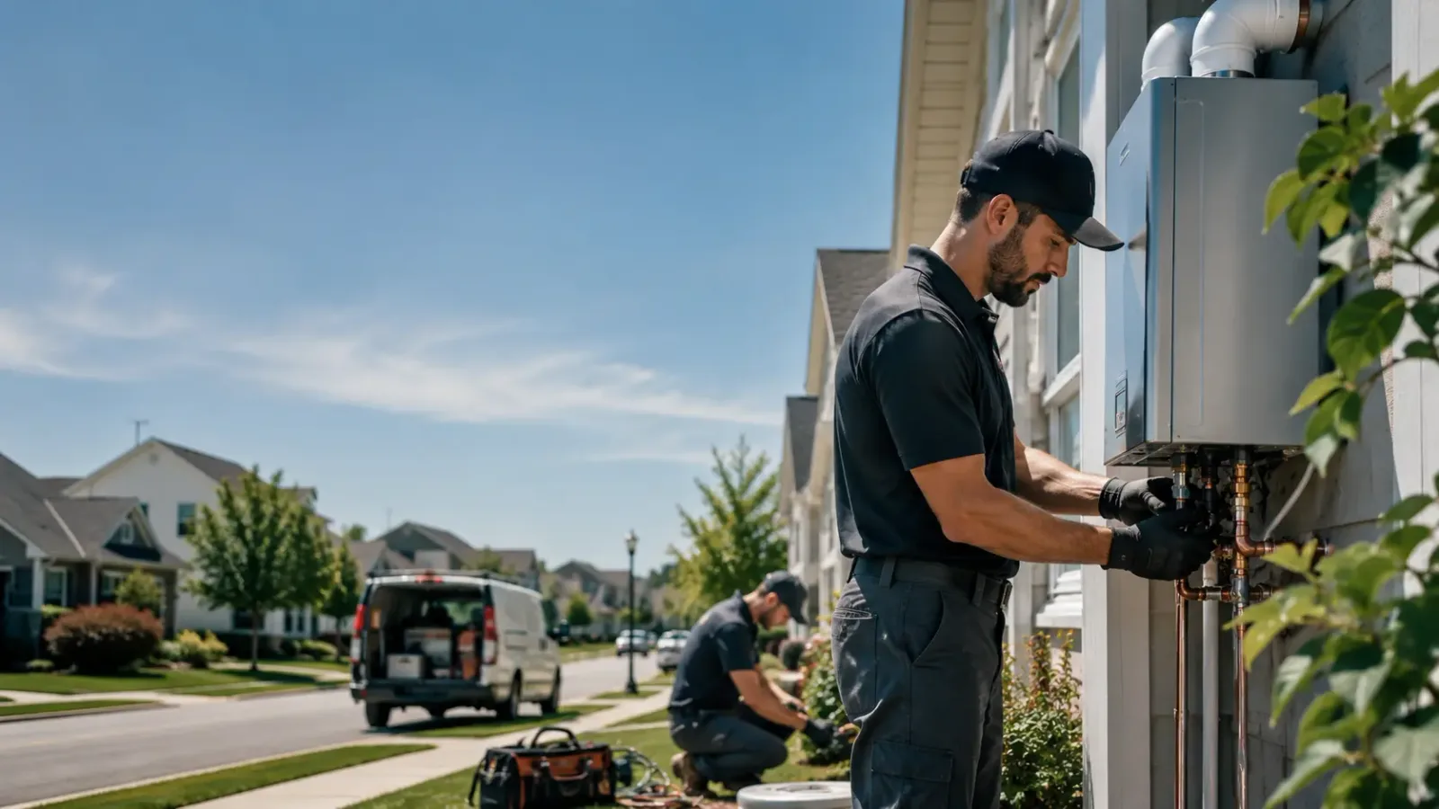 Tankless Water Heater Installation in Gardiner, ME